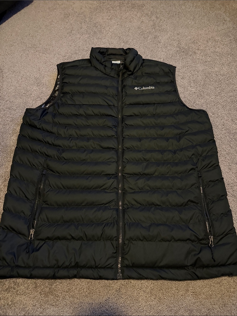 Men’s Columbia Black Quilted Vest